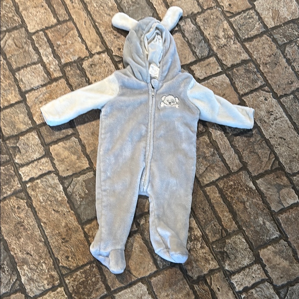 Mick Mack Puppy Fleece Bunting One-piece